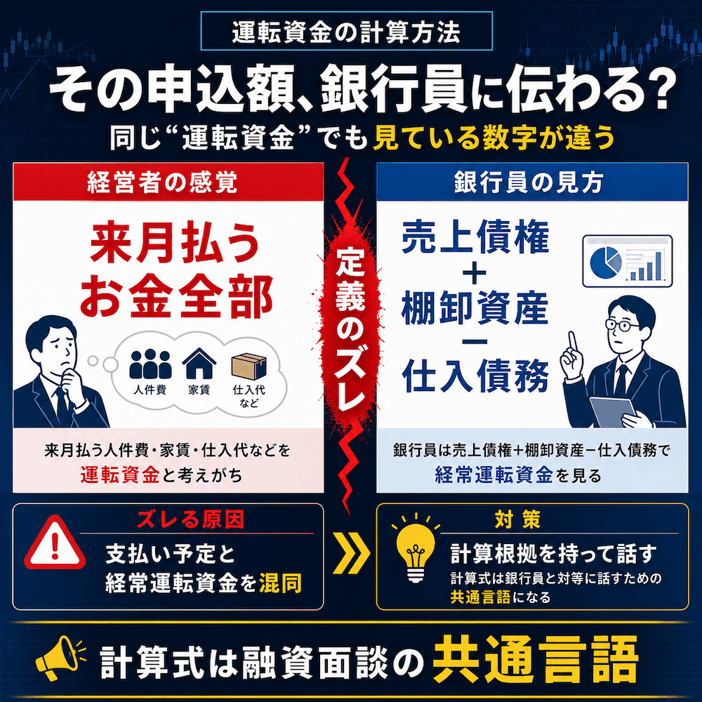 運転資金の計算方法