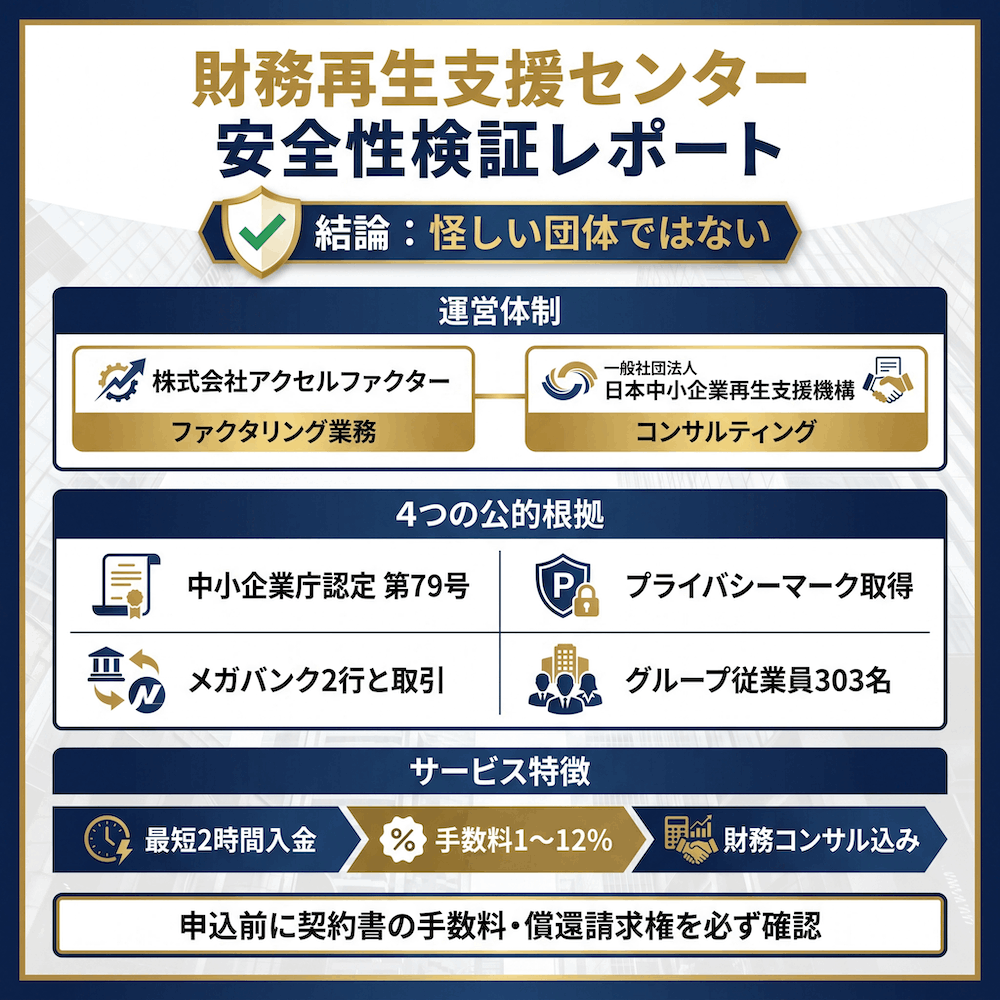 財務再生支援センター 安全性検証レポート